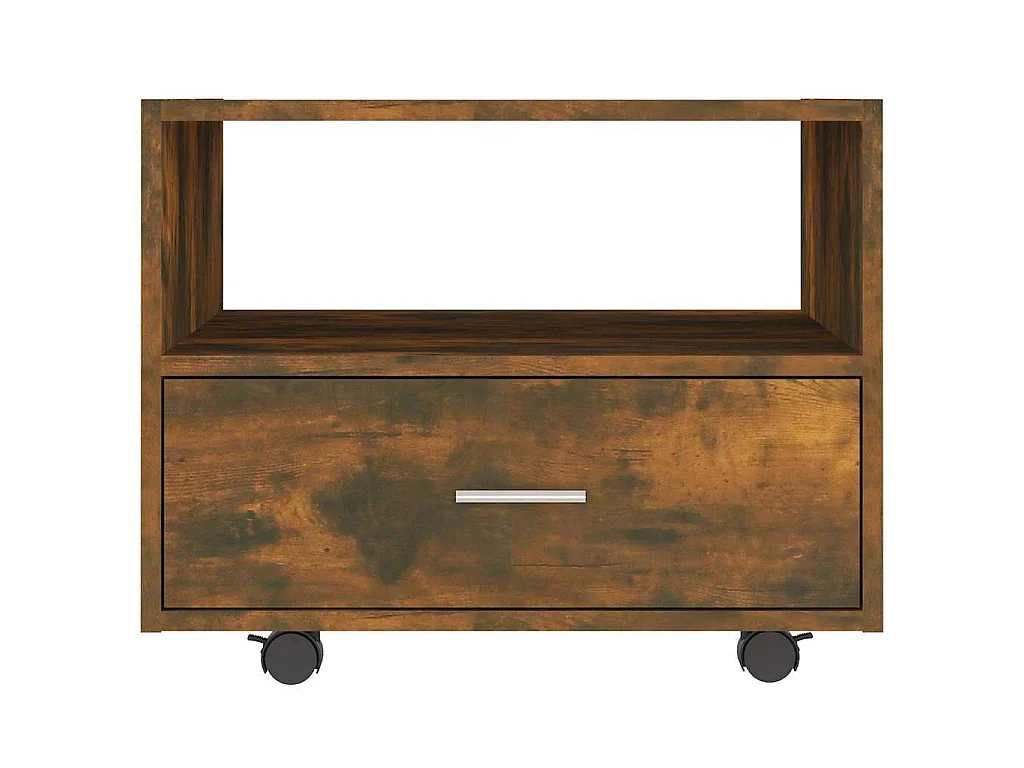 Mesa de centro 55x55x40 cm derivados de madeira carvalho fumado