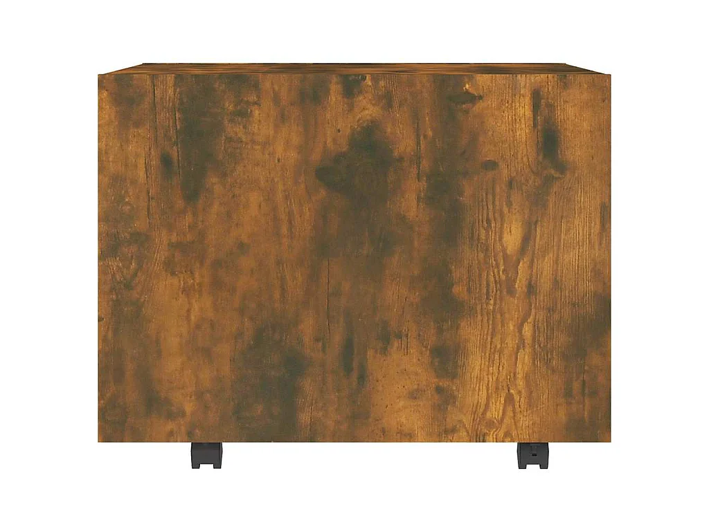 Mesa de centro 55x55x40 cm derivados de madeira carvalho fumado
