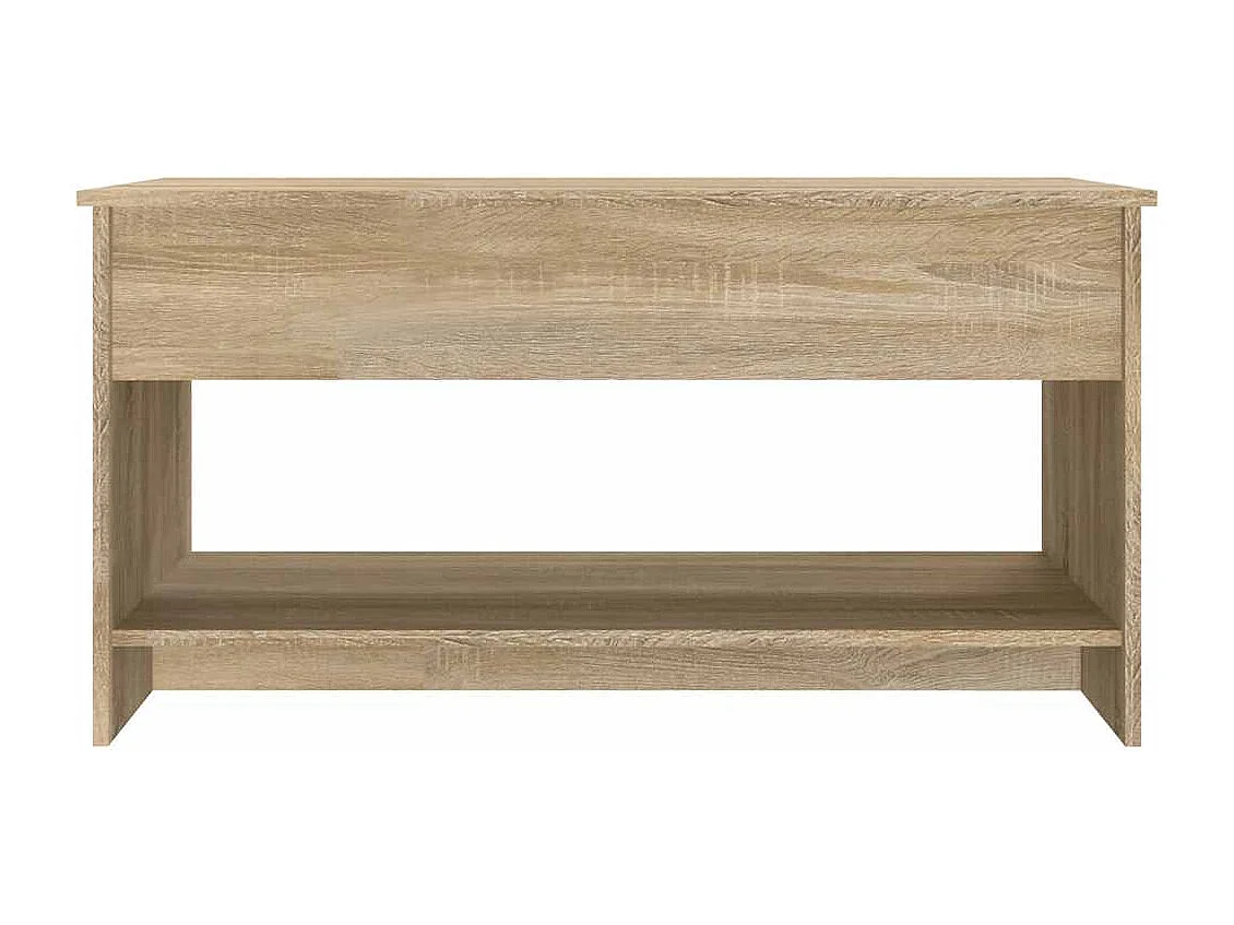 Salontafel 102x50x52,5 cm bewerkt hout sonoma eikenkleurig