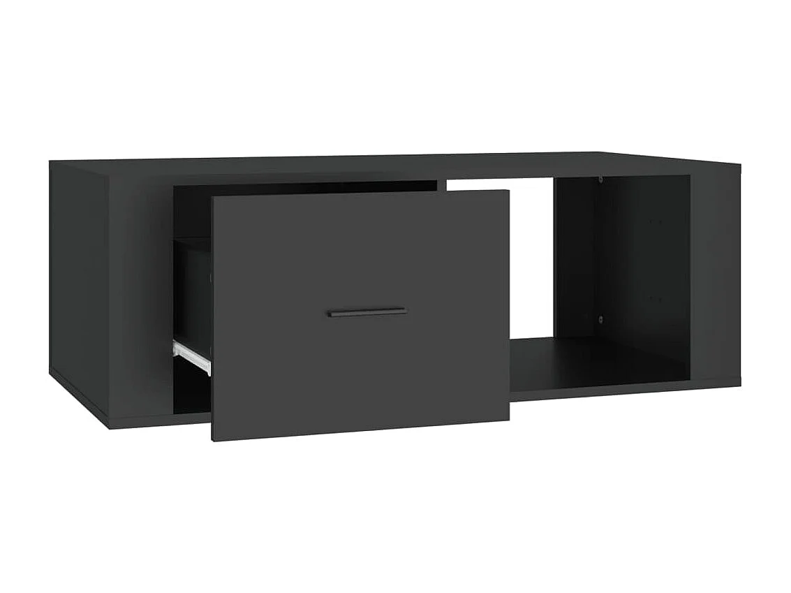 Mesa de centro 100x50,5x35 cm derivados de madeira preto