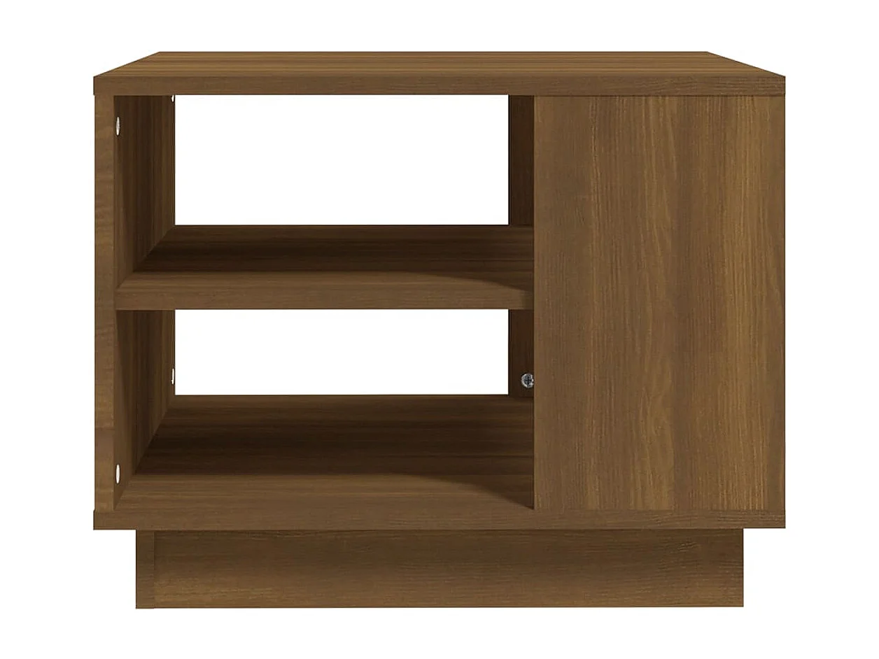 Couchtisch Braun Eichen-Optik 55x55x43 cm Holzwerkstoff