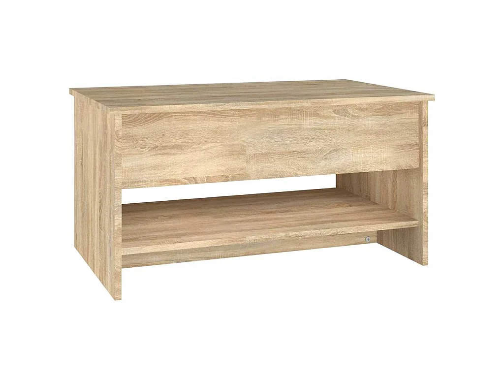 Table basse Chêne sonoma 80x50x40 cm Bois d'ingénierie