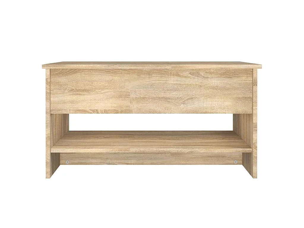 Table basse Chêne sonoma 80x50x40 cm Bois d'ingénierie