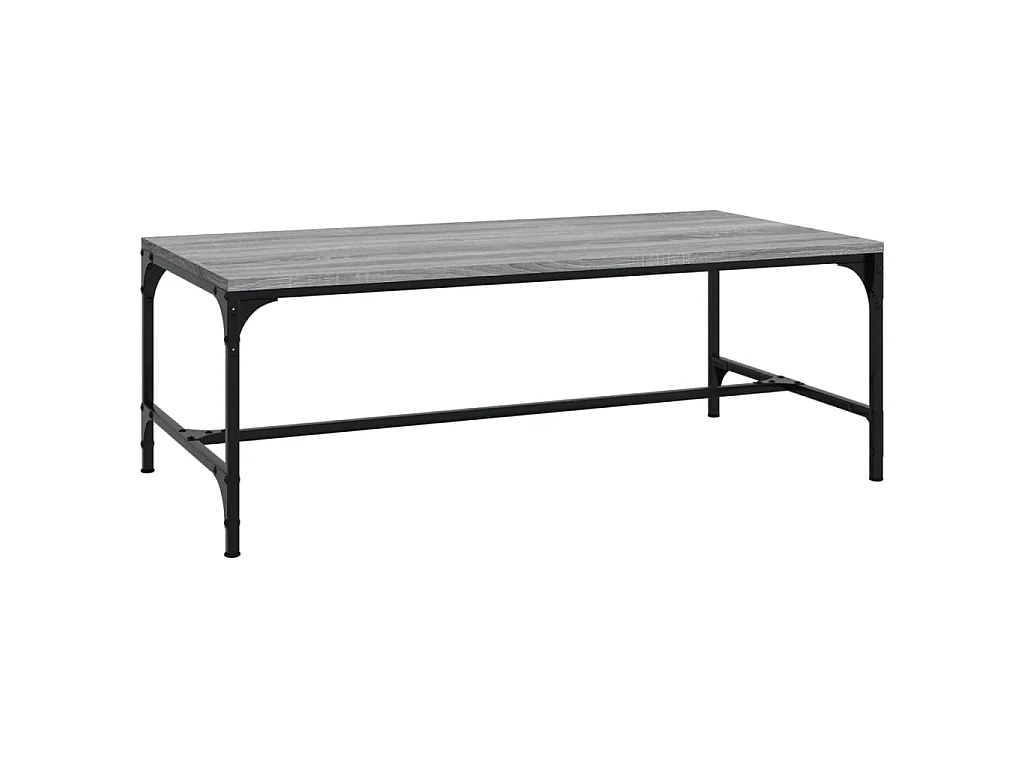Table basse Sonoma gris 100x50x35 cm Bois d'ingénierie