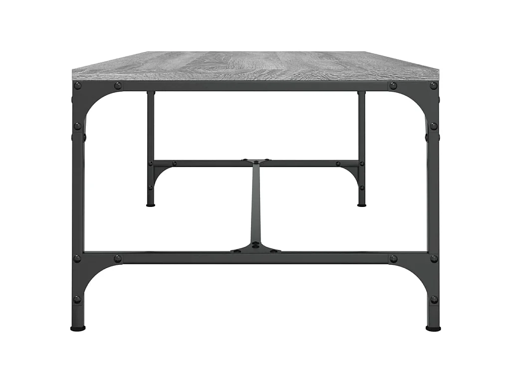 Table basse Sonoma gris 100x50x35 cm Bois d'ingénierie