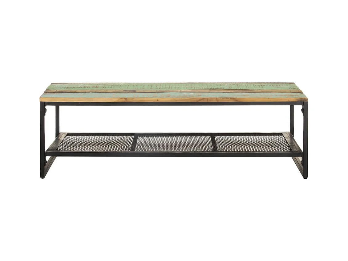 Table basse 110x60x35 cm Bois de récupération massif