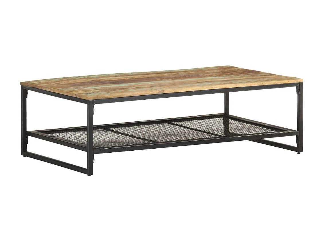 Table basse 110x60x35 cm Bois de récupération massif