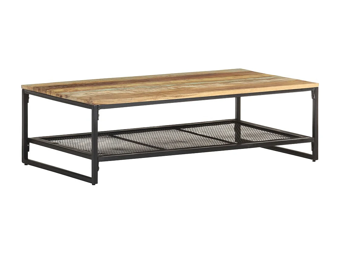 Table basse 110x60x35 cm Bois de récupération massif