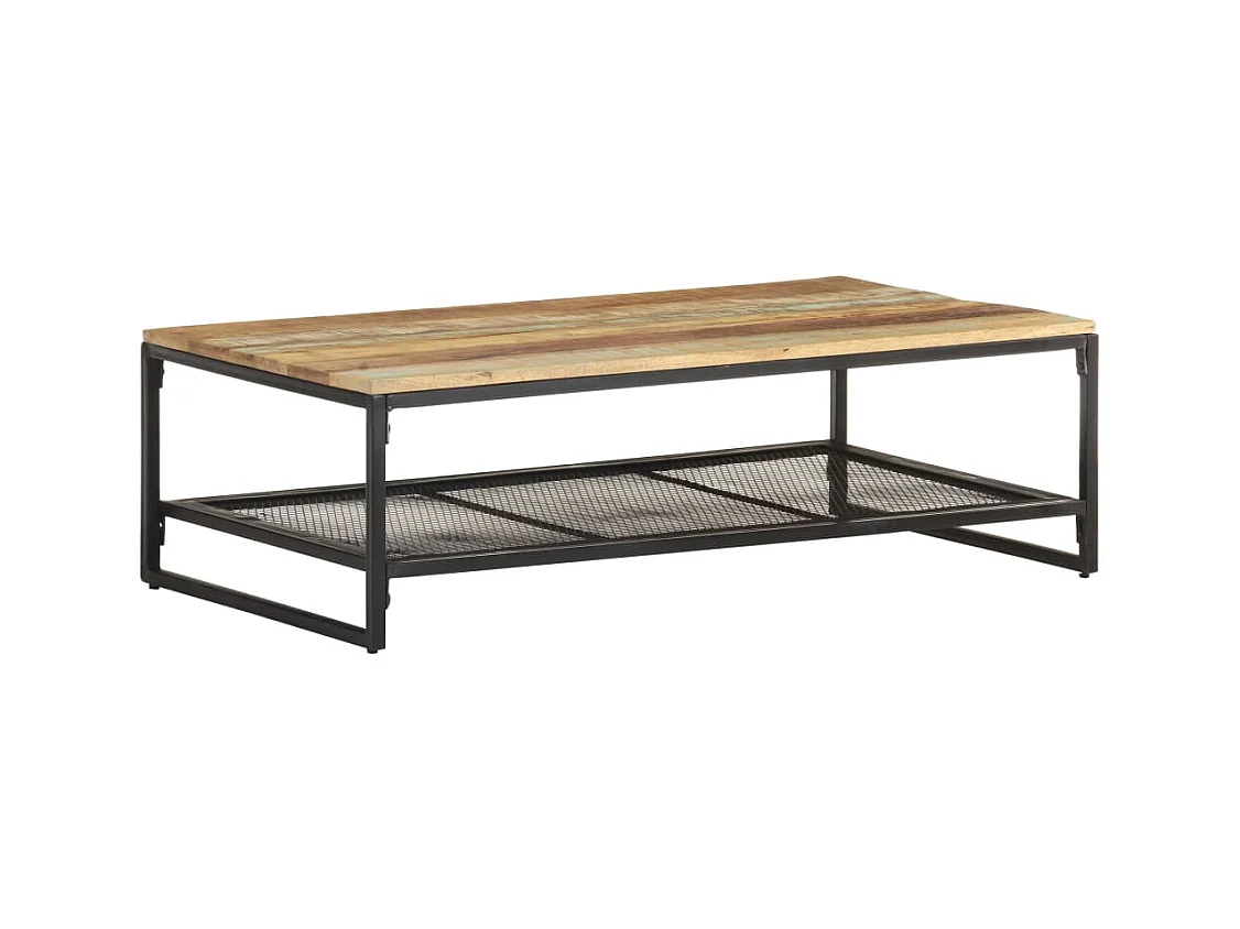 Table basse 110x60x35 cm Bois de récupération massif