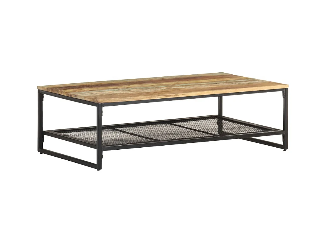 Table basse 110x60x35 cm Bois de récupération massif