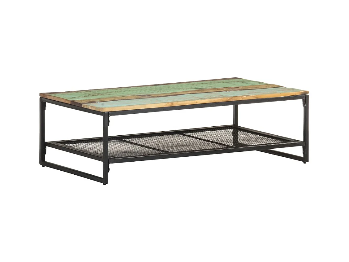 Table basse 110x60x35 cm Bois de récupération massif
