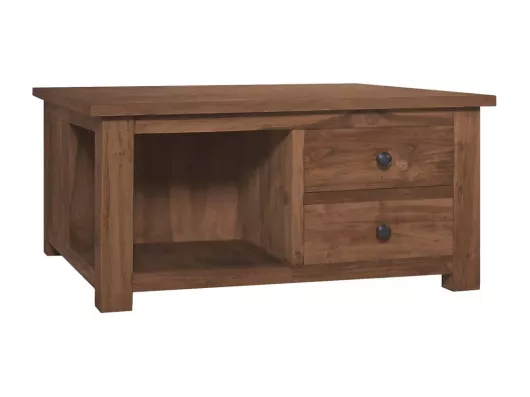 Kauf Unique Couchtisch 68x68x33 cm Teak Massivholz