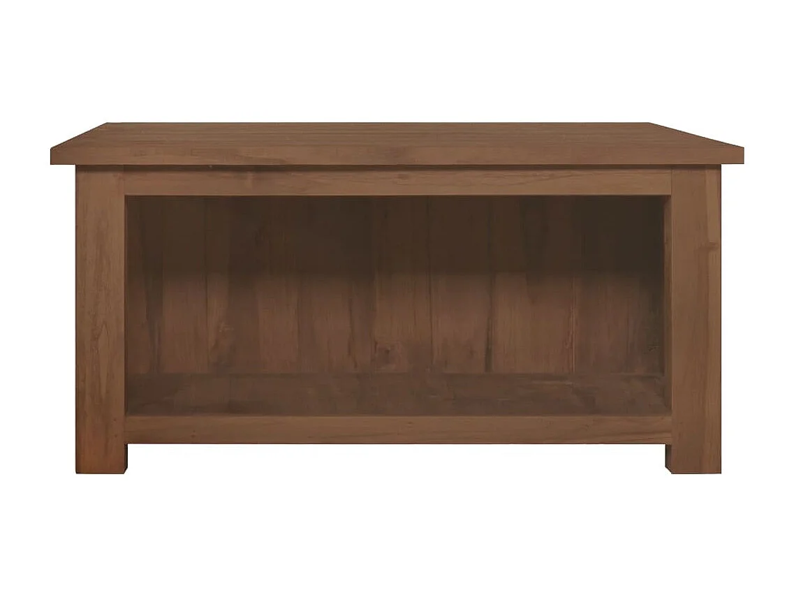 Mesa de centro 68x68x33 cm madeira de teca maciça