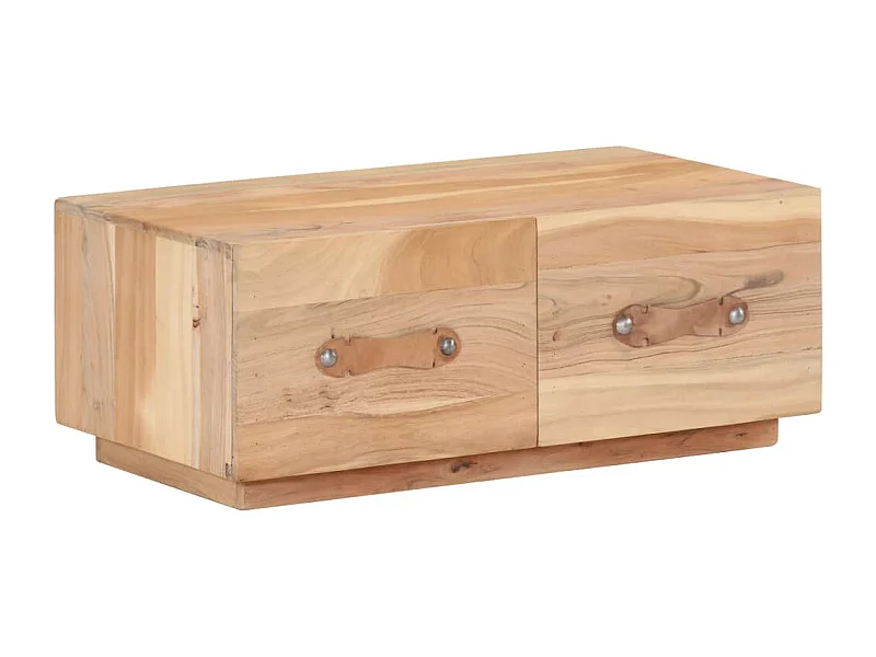 Mesa de centro 90x50x35 cm madeira recuperada maciça