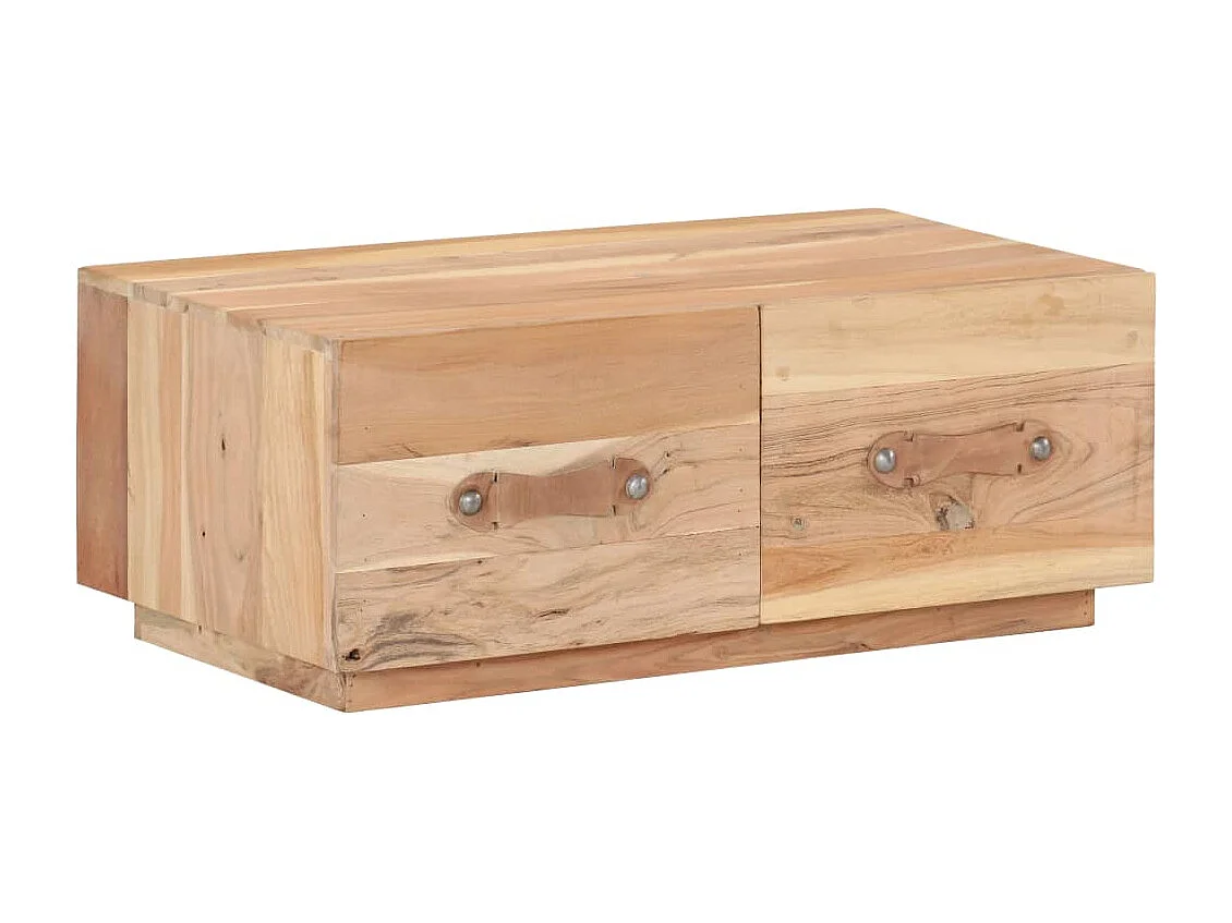 Table basse 90x50x35 cm Bois de récupération massif