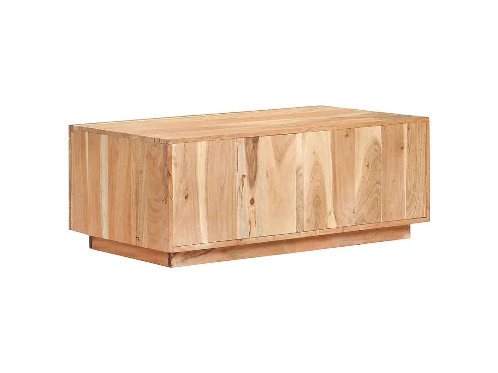 Tavolino da Salotto 90x50x35 cm in Legno Massello di Recupero