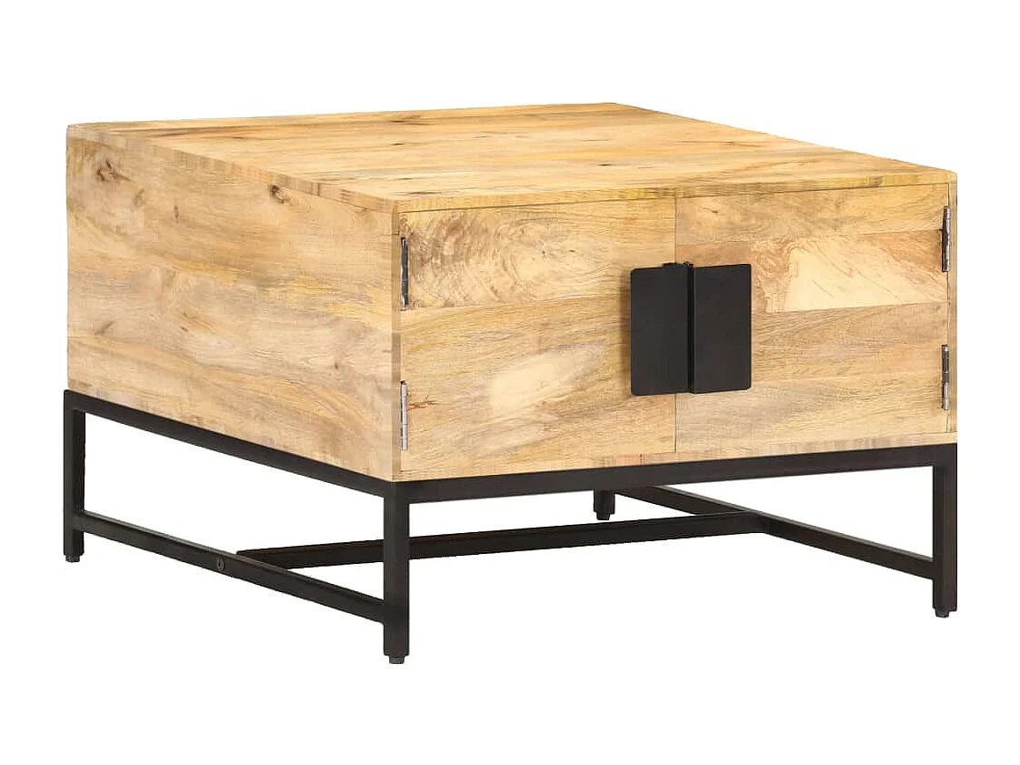 Salontafel 67x67x45 cm massief mangohout
