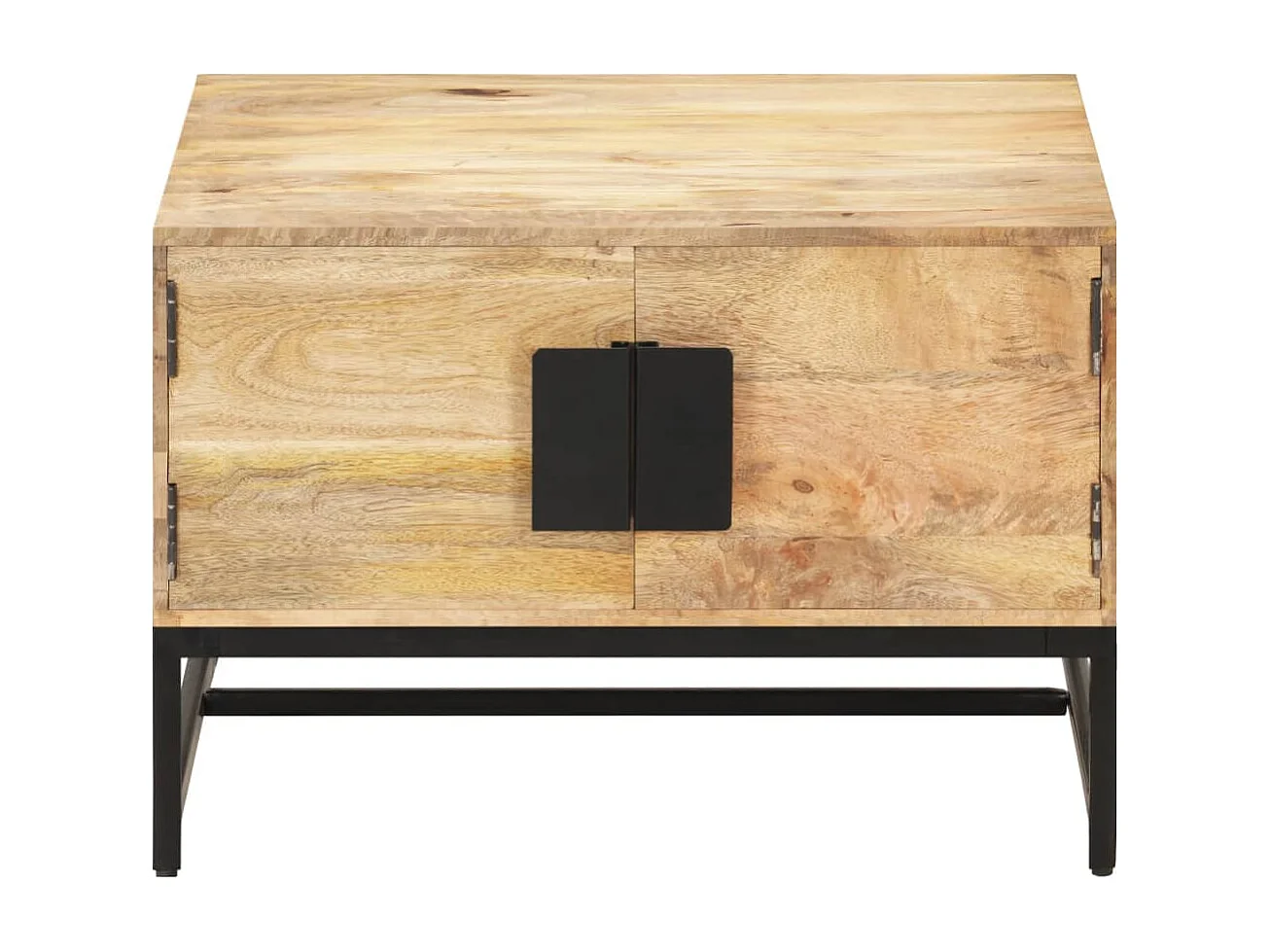 Table basse 67x67x45 cm Bois de manguier massif