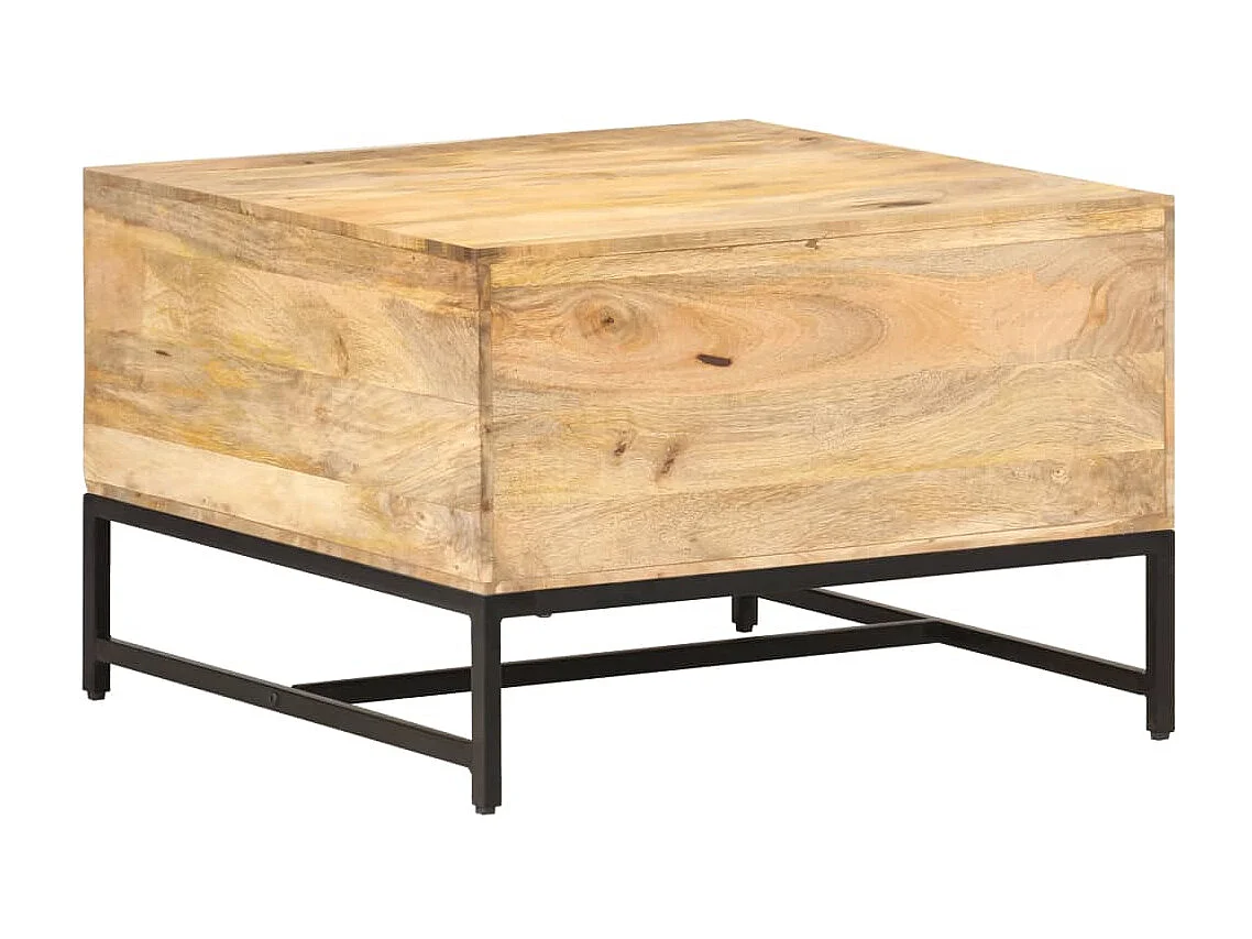 Table basse 67x67x45 cm Bois de manguier massif