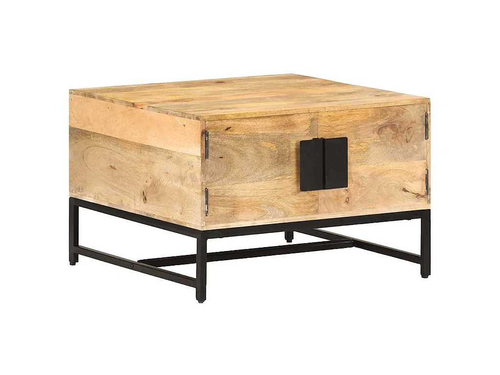 Couchtisch 67x67x45 cm Mango Massivholz