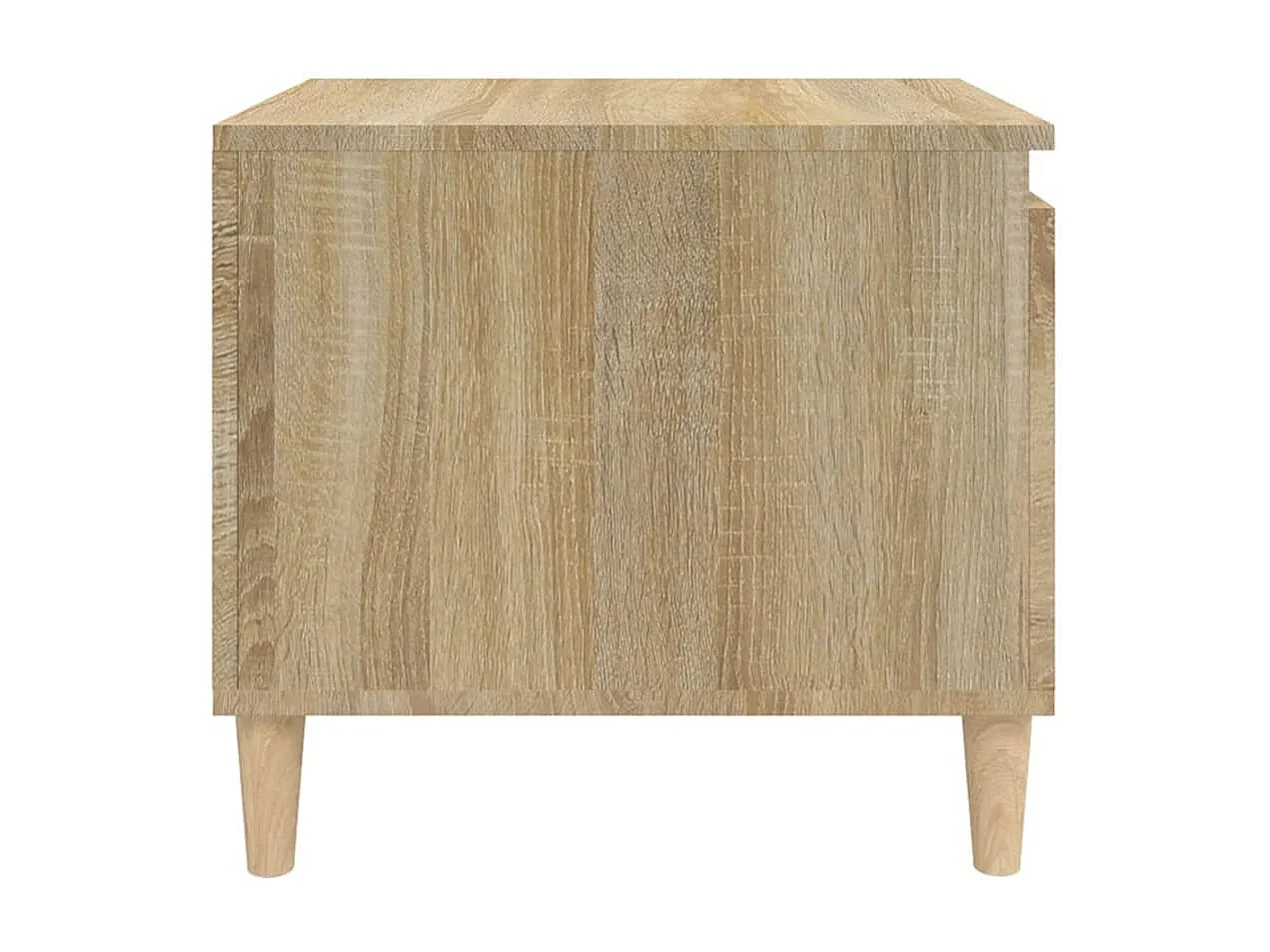 Table basse Chêne sonoma 100x50x45 cm Bois d'ingénierie