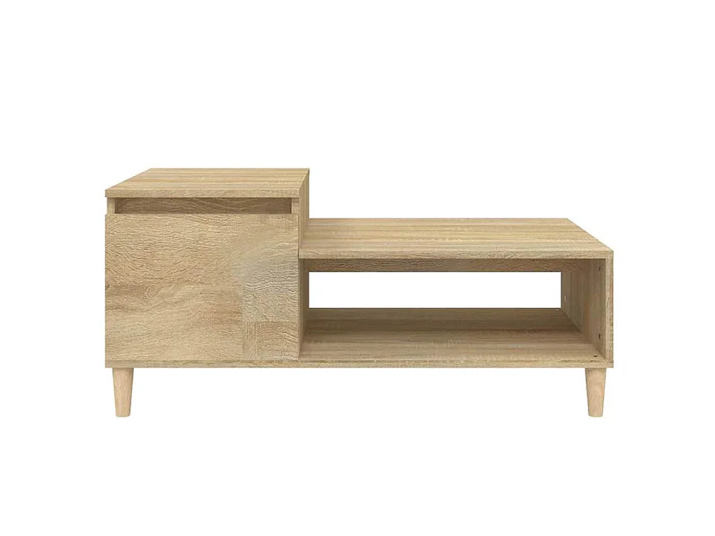 Table basse Chêne sonoma 100x50x45 cm Bois d'ingénierie