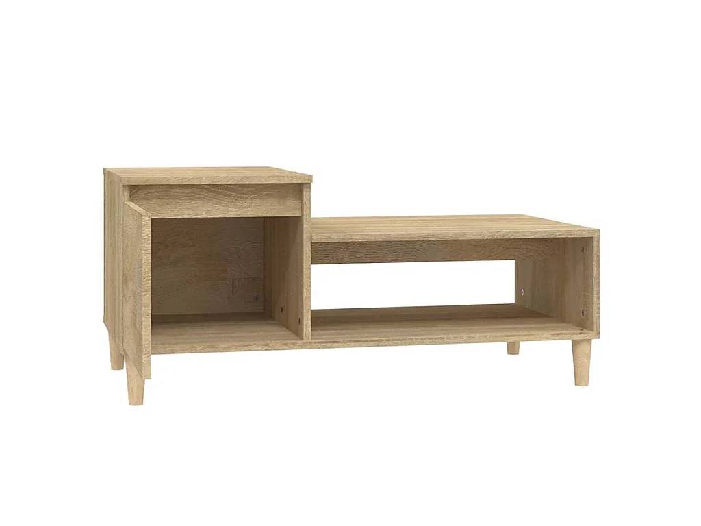 Table basse Chêne sonoma 100x50x45 cm Bois d'ingénierie
