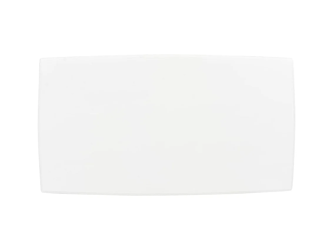 Table basse Blanc 110x60x40 cm Bois de pin massif