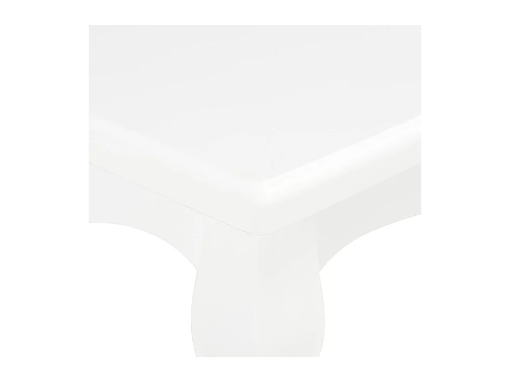 Table basse Blanc 110x60x40 cm Bois de pin massif