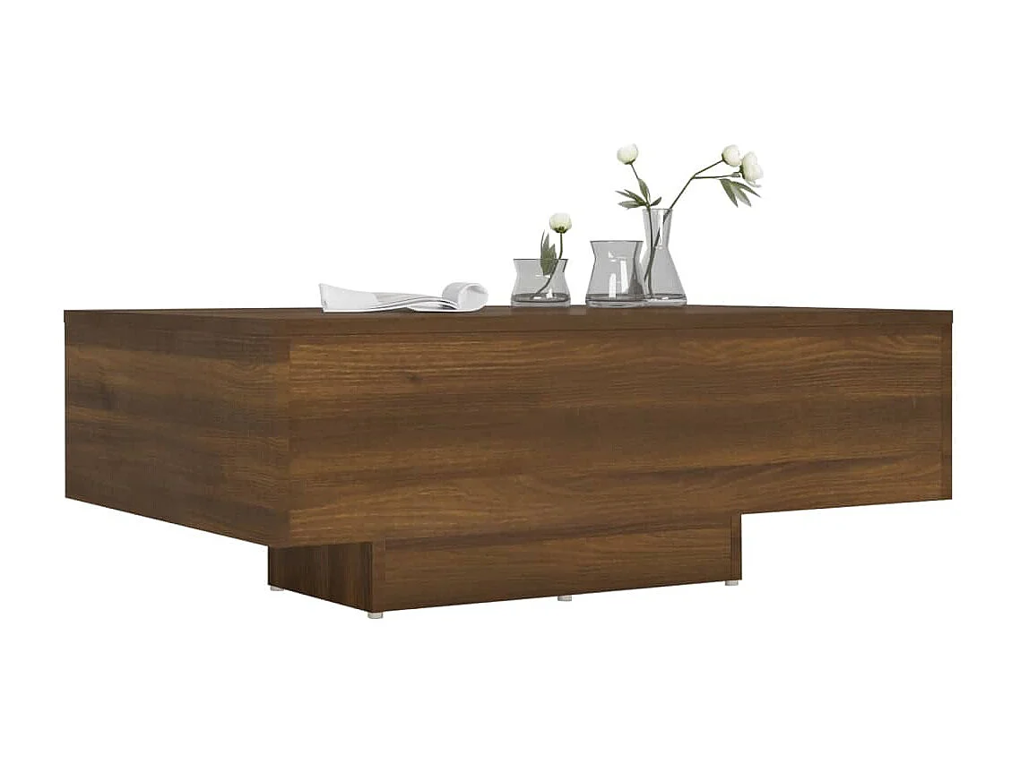 Couchtisch Braun Eichen-Optik 85x55x31 cm Holzwerkstoff