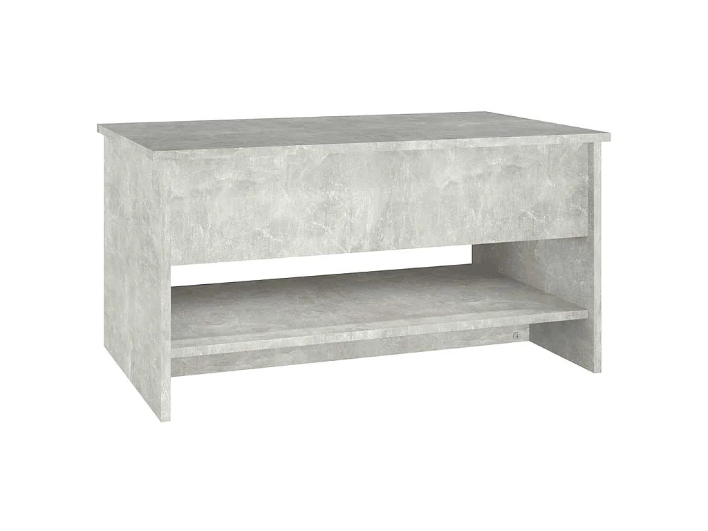 Couchtisch Betongrau 80x50x40 cm Holzwerkstoff