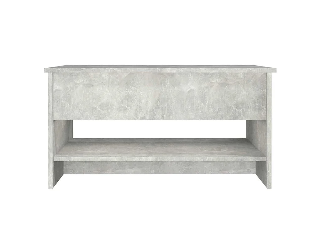 Couchtisch Betongrau 80x50x40 cm Holzwerkstoff