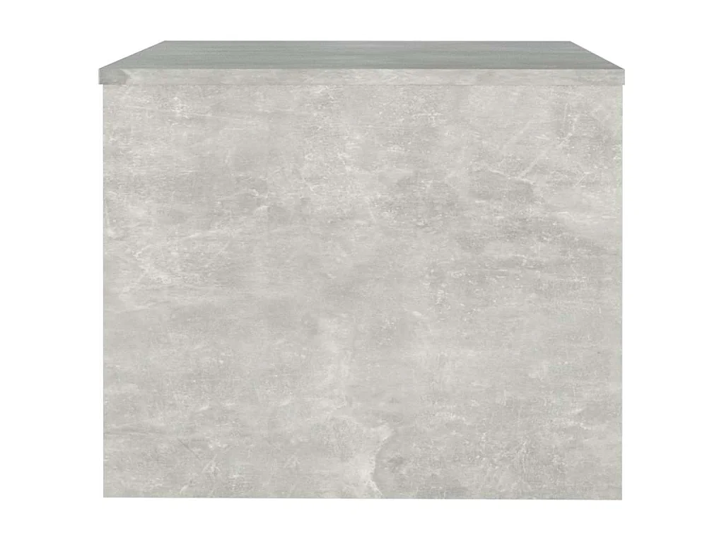 Mesa de centro madera contrachapada gris hormigón 80x50x40 cm