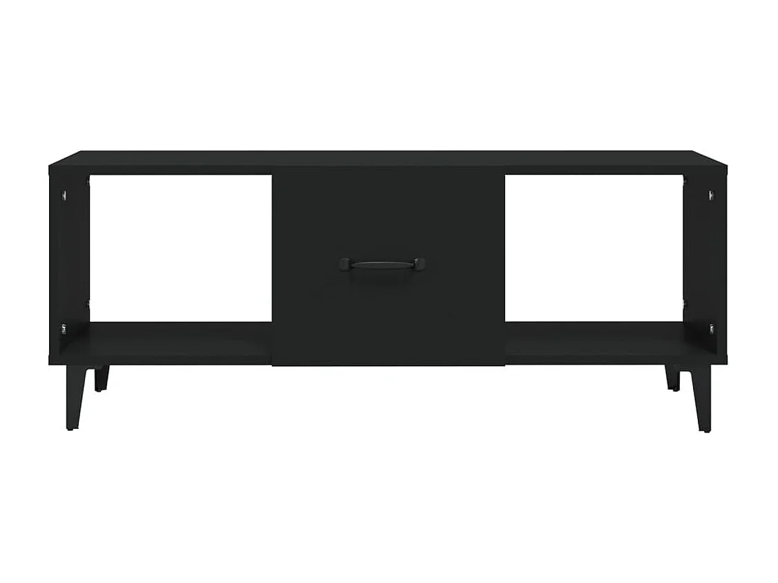 Salontafel 102x50x40 cm bewerkt hout zwart