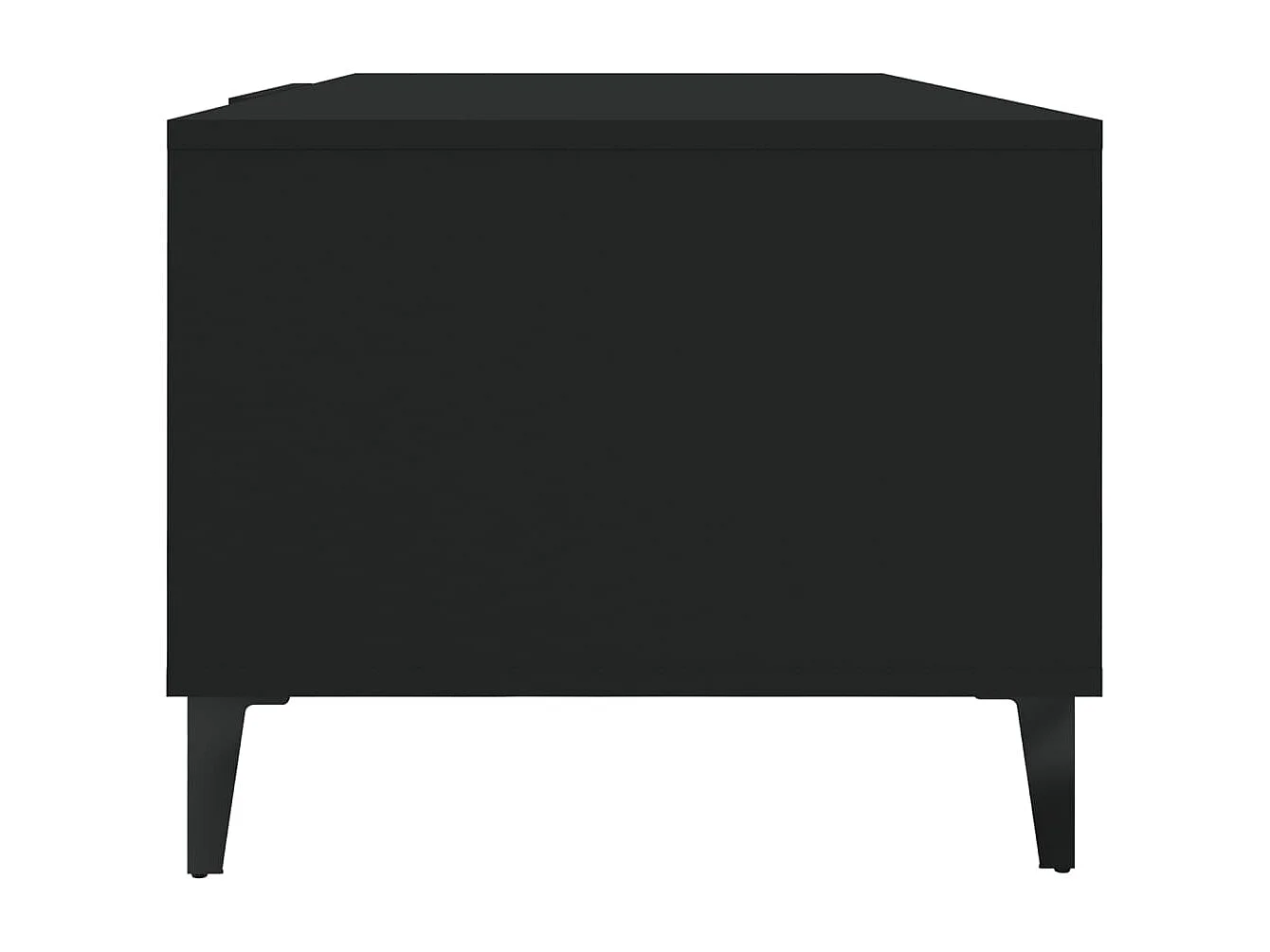 Salontafel 102x50x40 cm bewerkt hout zwart