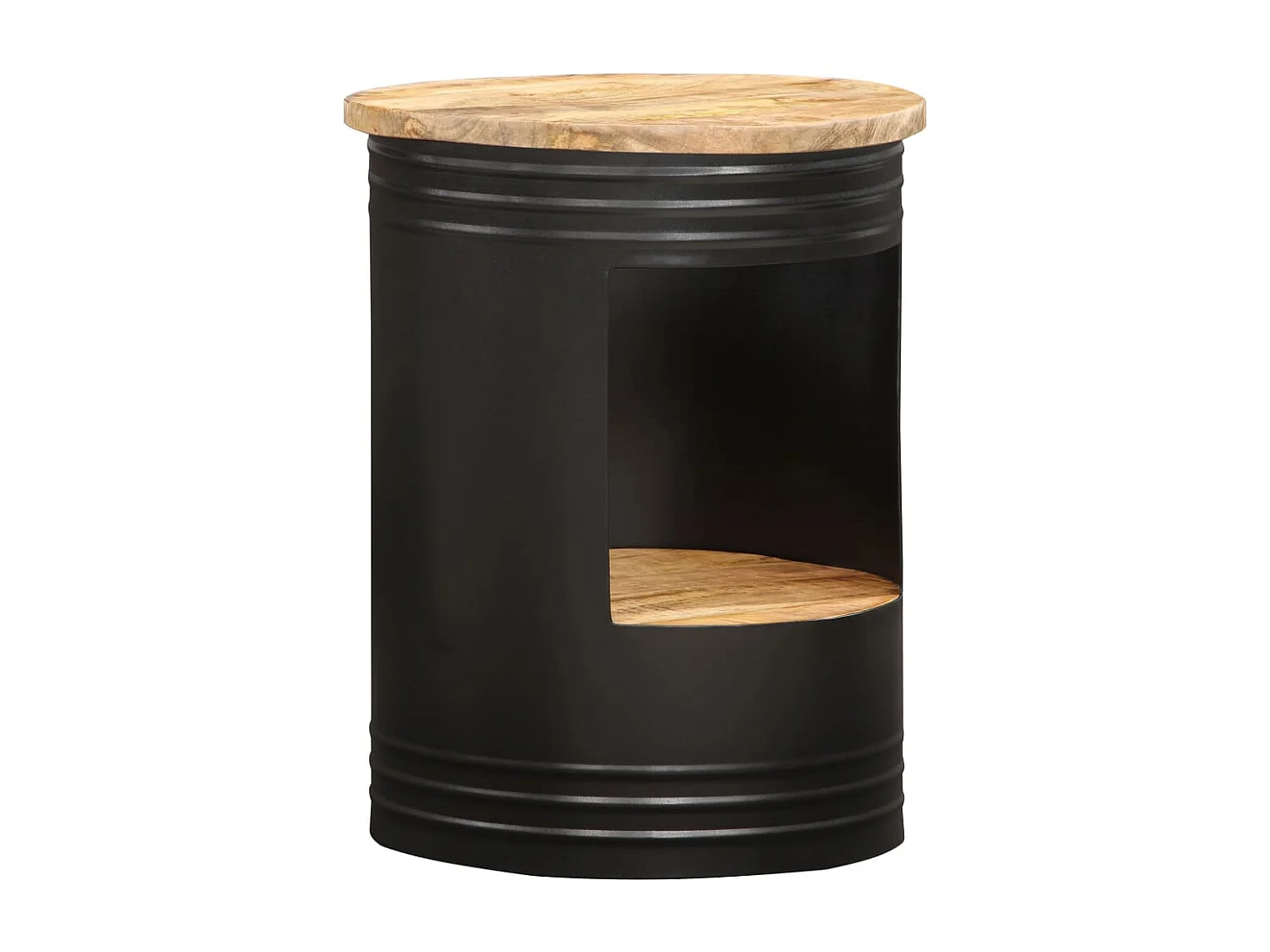 Table basse 43x55 cm bois de manguier solide