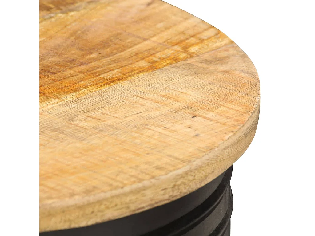 Table basse 43x55 cm bois de manguier solide