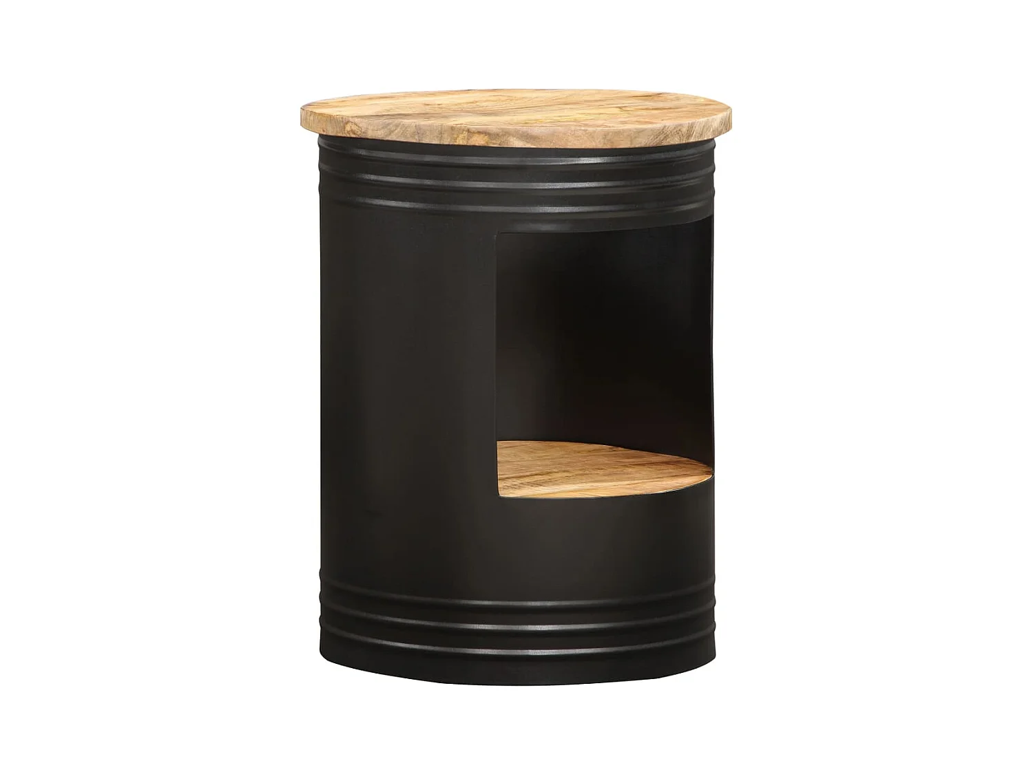 Table basse 43x55 cm bois de manguier solide