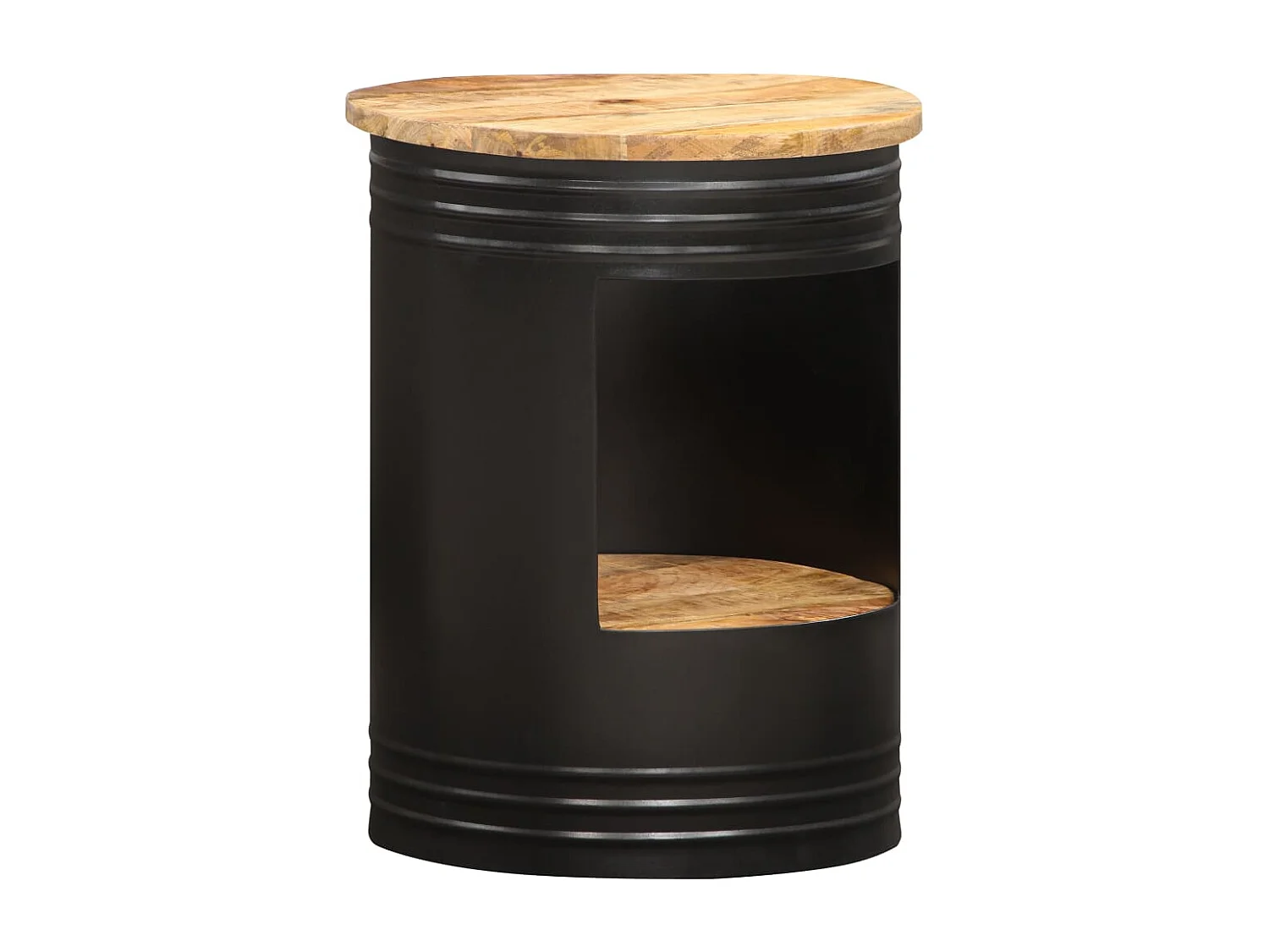 Tavolino da Salotto 43x55 cm in Legno Massello di Mango