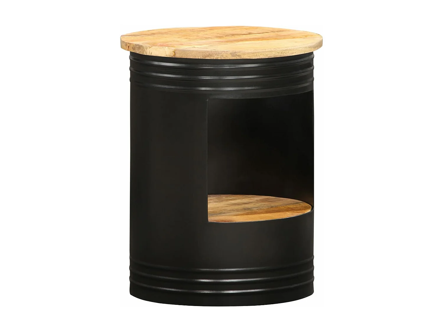 Tavolino da Salotto 43x55 cm in Legno Massello di Mango