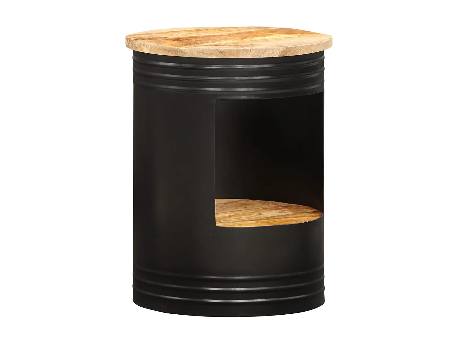 Table basse 43x55 cm bois de manguier solide