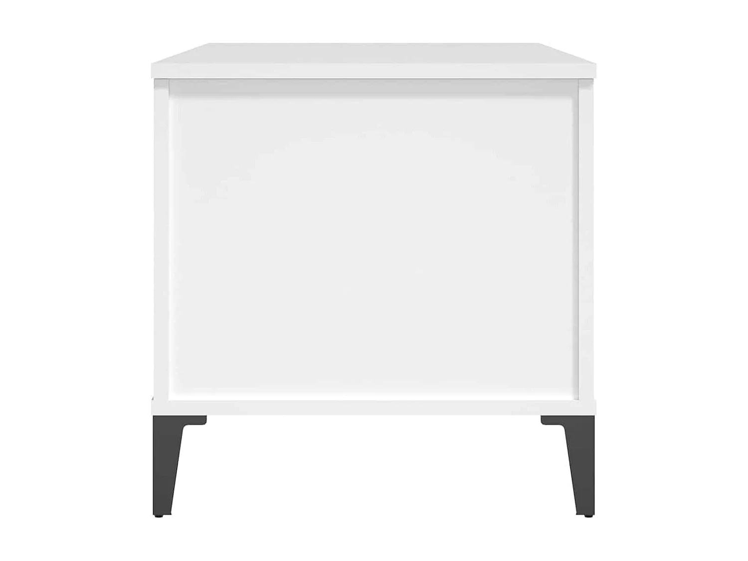 Table basse Blanc 90x44,5x45 cm Bois d'ingénierie