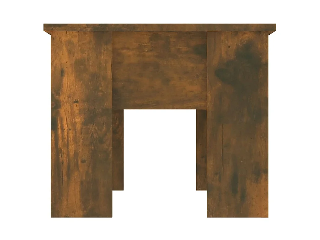 Table basse Chêne fumé 79x49x41 cm Bois d'ingénierie