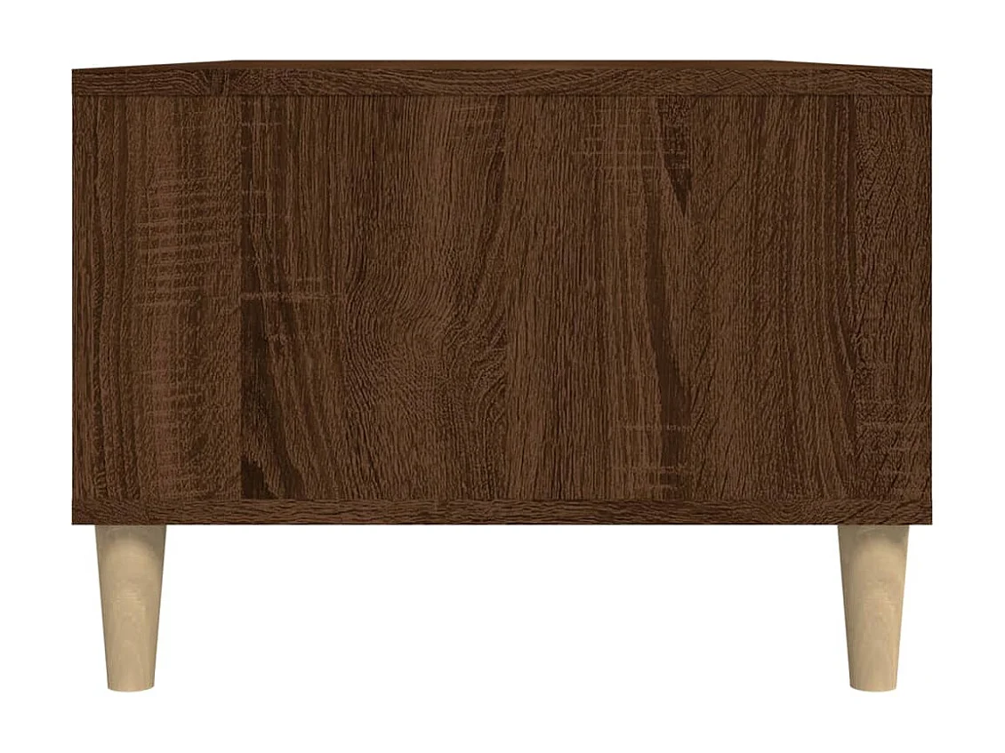Table basse Chêne marron 90x50x36,5 cm Bois d'ingénierie