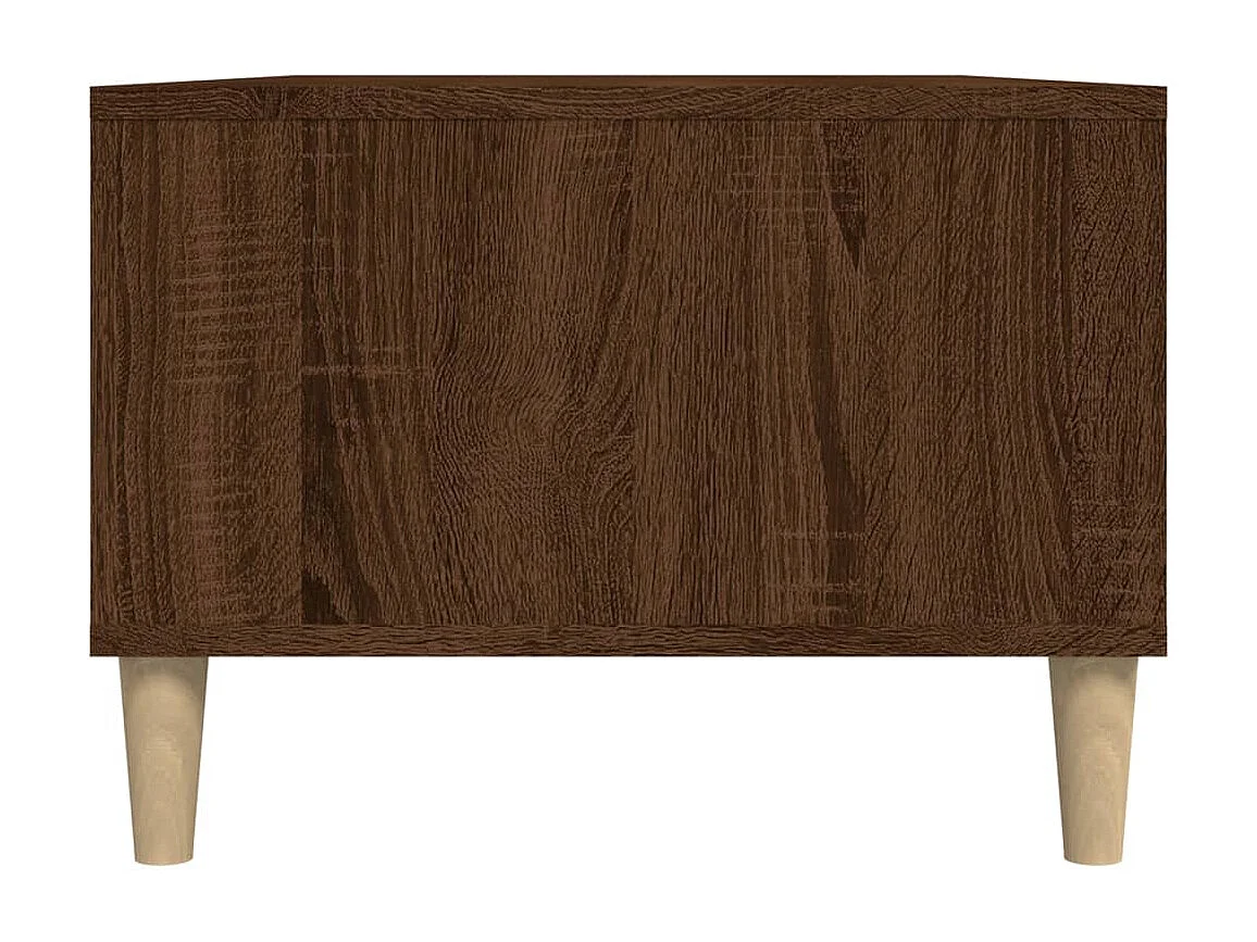 Tavolino da Salotto Rovere Marrone 90x50x36,5 cm in Multistrato