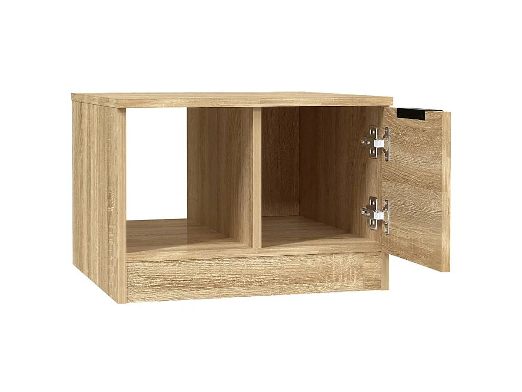 Tavolino da Salotto Rovere Sonoma 50x50x36 cm Legno Multistrato