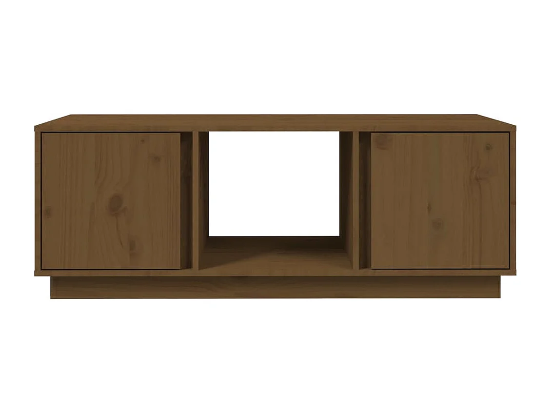 Couchtisch Honigbraun 110x50x40 cm Massivholz Kiefer