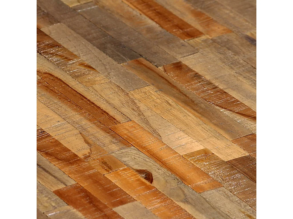 Satztisch Couchtisch-Set 2-tlg. Recyceltes Teak Massiv