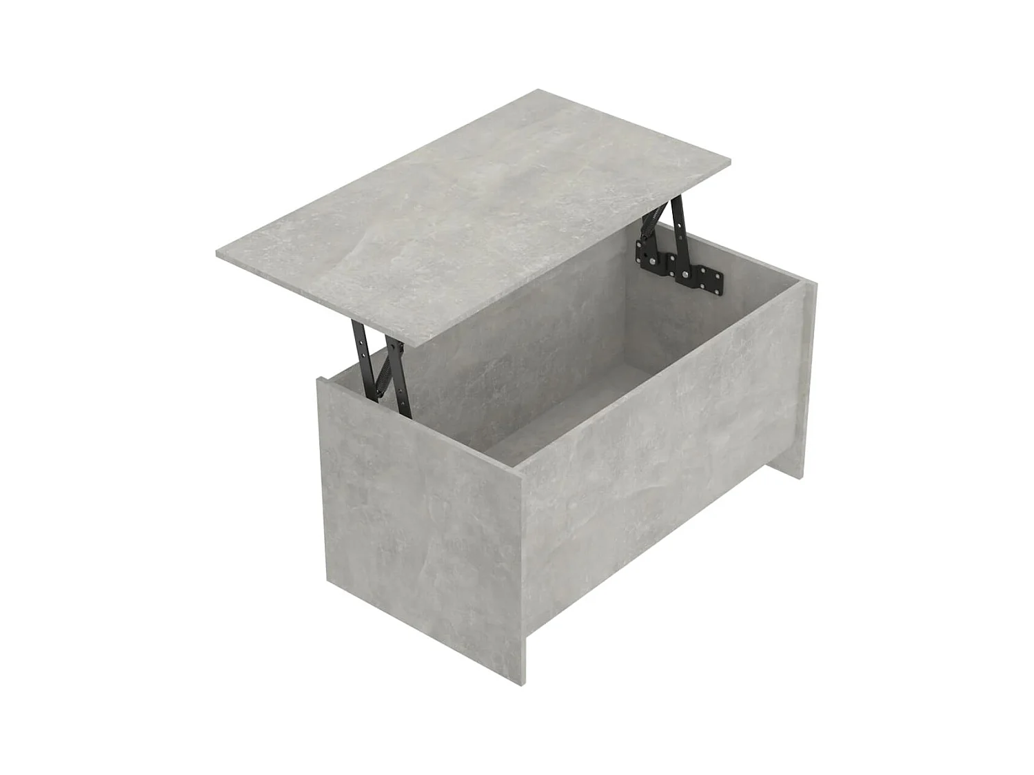 Couchtisch Betongrau 102x55,5x52,5 cm Holzwerkstoff