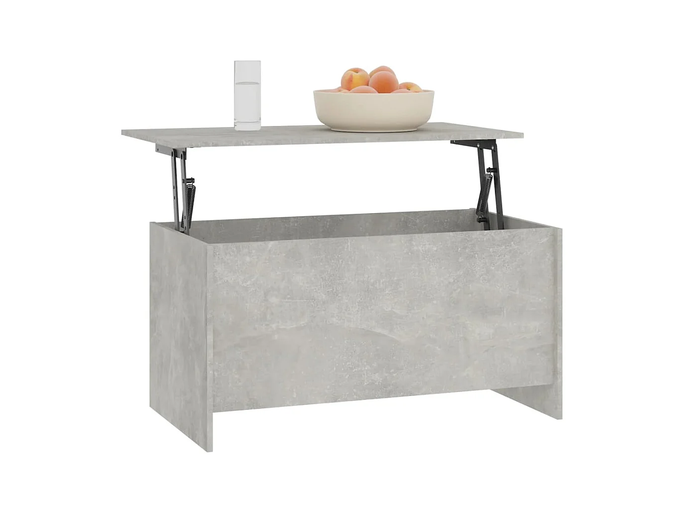 Couchtisch Betongrau 102x55,5x52,5 cm Holzwerkstoff